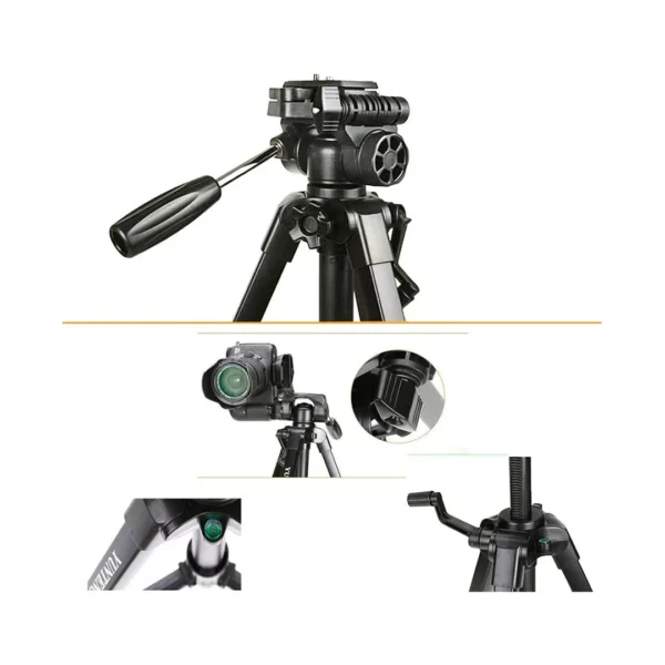 سه-پایه-دوربین-یانتنگ-Yunteng-CVT-668-5